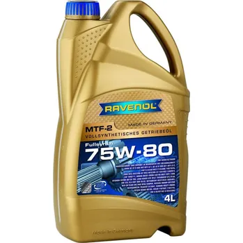 Převodový olej RAVENOL MTF-2 75W-80 4L (Syntetický převodový olej Ravenol MTF-2 75W-80)