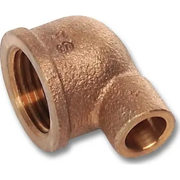 Fitinka Pájecí koleno 90° CU 4090G d 15 x 3/8", vnitřní závit