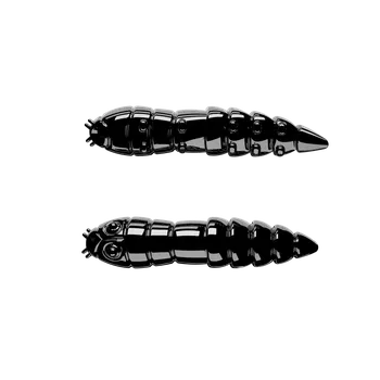 Umělá nástraha Gumová nástraha Libra Lures Kukolka 42mm Black 040 Cheese (10ks)