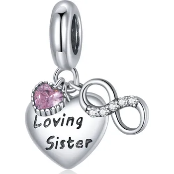 Přívěsek Elenys stříbrný visací přívěsek Milující sestra