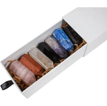 Kosmetická sada Sada čakrových obelisků - box