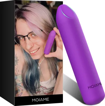 Vibrátor Paloqueth Bullet Mini Vibrator with 10 Powerfull Vibration Modes Purple