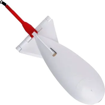 Vrhač návnad SPOMB - Zakrmovací raketa Mini Bait Rocket bílá