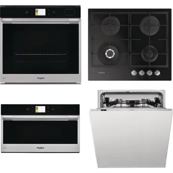 Set domácích spotřebičů WHIRLPOOL W9 OP2 4S2 H + WHIRLPOOL GOFL 629/NB + WHIRLPOOL W9 MD260 IXL + WHIRLPOOL WIC 3C33 PFE