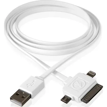 OUTDOOR TECH Calamari 3in1 Charge Cable, White
