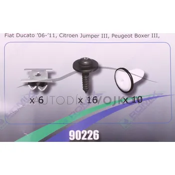 Kapota Sada upevnění spodního krytu motoru Peugeot Boxer 2006-