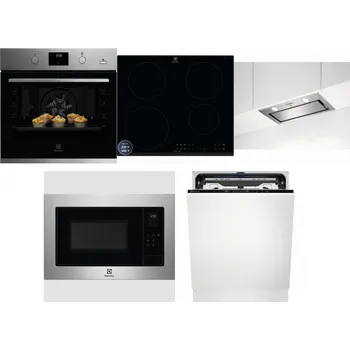 Set domácích spotřebičů ELECTROLUX KODGH70TX + ELECTROLUX LIR60433B + ELECTROLUX LFG716X + ELECTROLUX EMS4253TEX + ELECTROLUX EEM69410L