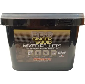 Boilies Starbaits - Pro Ginger Squid Pelety Mixed 2kg