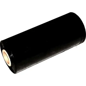 Obalový materiál Strojní stretch fólie černá 500mm / 23 my / 150 - 180% Hmotnost: 17 kg