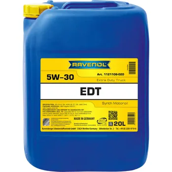 Motorový olej RAVENOL EDT EXTRA DUTY TRUCK 5W-30 20L (Syntetický motorový olej Ravenol EDT Extra Duty Truck 5W-30)
