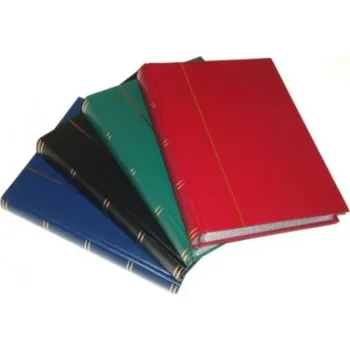 Poštovní známka Zásobník na známky A4 - 60 černých stran Leuchtturm BASIC nevatované