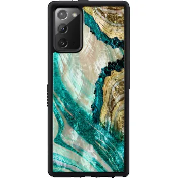 Pouzdro na mobilní telefon Pouzdro iKins pro Samsung Galaxy Note 20 aqua achát
