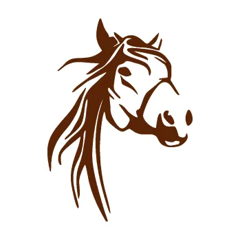 Samolepící dekorace Kůň 096 pravá (15 - hnědá) SAMOLEPKA NA AUTO, NÁLEPKA, FÓLIE, POLEP, TUNING, VLASTNÍ TEXT, TISK, AUTOSAMOLEPKY.cz, POLEPY, OBRÁZEK, LOGO, 3D STICKERS