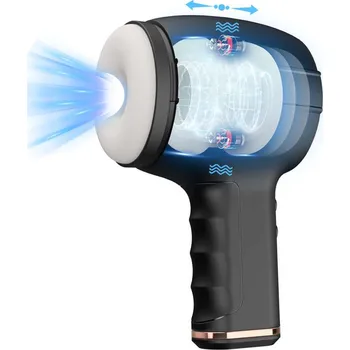 Paloqueth Automatic Soft Silicone Masturbator with 4 Thrust Functions and Vibrations