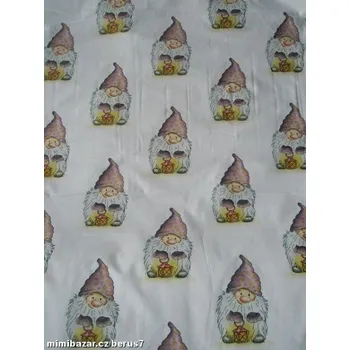 LÁTKA š. 160 cm vánoční Skřítek lucerna