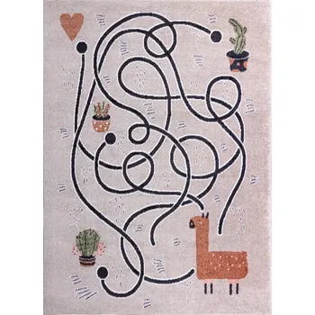Koberec Dětský kusový koberec Fun Game llama beige, 120x170, béžová, dětský pokoj, Dywany Łuszczów - 1 rok na vrácení + DOPRAVA ZDARMA k Vám i zpět