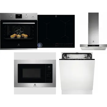 Set domácích spotřebičů ELECTROLUX KODGH70TX + ELECTROLUX EIS62449 + ELECTROLUX LFT426X + ELECTROLUX EMS4253TEX + ELECTROLUX EEA27200L