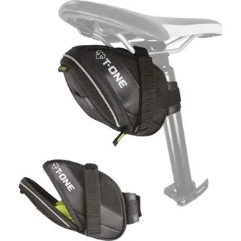 brašna na kolo T-ONE brašna pod sedlo PAC TPU (černá/zelená)