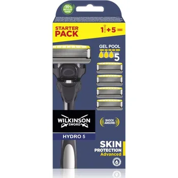 Břitva na holení Wilkinson Sword Hydro5 Skin Protection Advanced holicí strojek + náhradní hlavice 5 ks