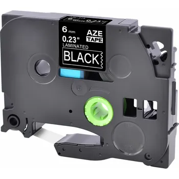 Pásek do tiskárny Kompatibilní páska Brother TZ-315 / TZe-315, 6mm x 8m, bílý tisk / černý podklad