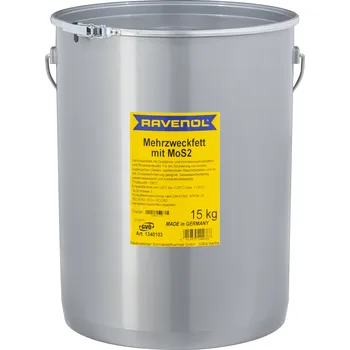 Plastické mazivo RAVENOL MEHRZWECKFETT MOS2 15KG (Lithiové mazivo s MOS2)