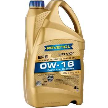 Auto-moto RAVENOL EFE 0W-16 USVO® 4L (Plně syntetický motorový olej pro hybridní automobily 0W-16)