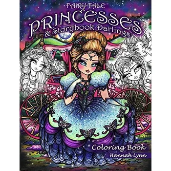 omalovánky Fairy Tale Princesses & Storybook Darlings, antistresové omalovánky, Hannah Lynn