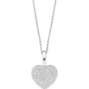 Náhrdelník Přívěsek s řetízkem TI SENTO Srdce se zirkony 6745ZI