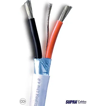 Audio kabel SUPRA LINC 2x4.0 (Reproduktorový kroucený stíněný kabel 2x4.0 mm v metráži)