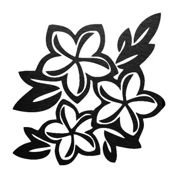 Samolepící dekorace SAMOLEPKA Květina dekor 032 levá (63 - škrábaný kov černý) NA AUTO, NÁLEPKA, FÓLIE, POLEP, TUNING, VLASTNÍ TEXT, TISK, AUTOSAMOLEPKY.cz, POLEPY, OBRÁZEK, LOGO, SAMOLEPKY