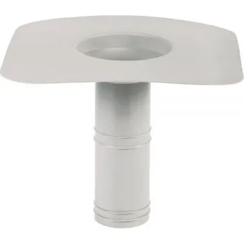 Střešní vpusť výška H 250 MM | Ø 75 MM (Výška H 250 | Ø D 66 | límec B 300×300 mm | PVC)