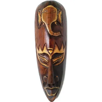 Etno Maska 3 Slon / Dřevo 30 cm