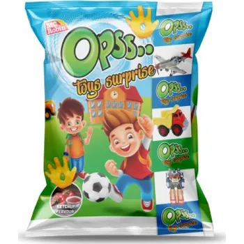McRobin Opss kukuřičné křupky s hračkou pro kluky 30 g kečup