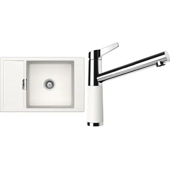 Granitový dřez Set Schock S5-4 (dřez Mono D-100XS Polaris + baterie SC-510 Polaris)