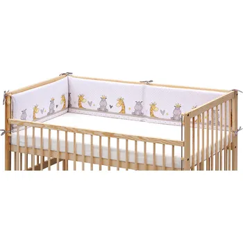 Dětsný nábytek Mantinel do postýlky 4dílný - Scarlett Nebula - 210 x 30 cm - béžová