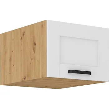 Kuchyňská skříňka Horní skříňka LUNA artisan/bílá matná MDF 50 NAGU-36 1F