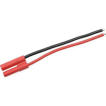 RC náhradní díl Konektor zlacený 4.0mm samice s kabelem 14AWG 10cm