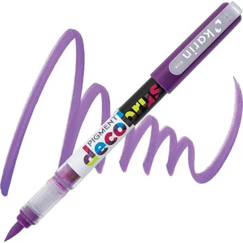 Akrylová fixa KARIN DecoBrush Pigment, Plum 2587