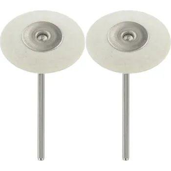 Brusný kotouč Rotacraft stopkový lešticí kotouč plstěný úzký (2ks)