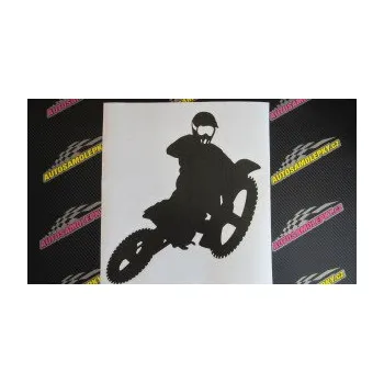 Samolepící dekorace Motorka 004 pravá motokros (12 - zelená) SAMOLEPKA NA AUTO, NÁLEPKA, FÓLIE, POLEP, TUNING, VLASTNÍ TEXT, TISK, AUTOSAMOLEPKY.cz, POLEPY, OBRÁZEK, LOGO, 3D STICKERS