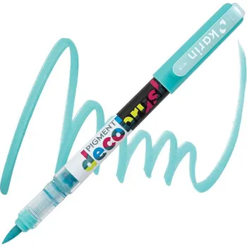 Akrylová fixa KARIN DecoBrush Pigment, Cool aqua 630
