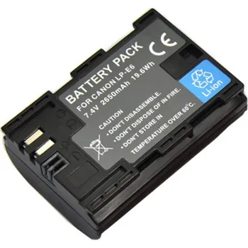 Baterie LP-E6 (2650mAh) pro Canon EOS 5D 6D 60D 7D 70D