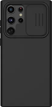 Pouzdro na mobilní telefon Nillkin CamShield Silky pro Samsung Galaxy S23 Ultra černé