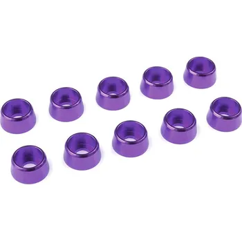 RC náhradní díl Podložka pro válc. hlavu M4/10mm hliník fialová (10)