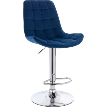Křeslo Maskérské křeslo velur Voss na stříbrném talíři - modré