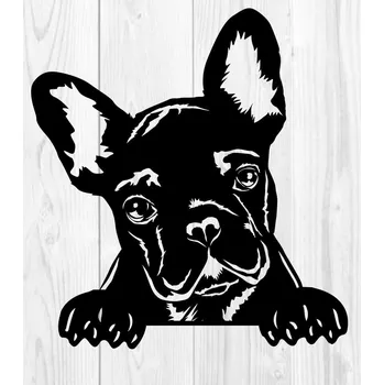 Vsepropejska Francouzský buldoček 7 dřevěná dekorace na zeď Rozměr (cm): 38 x 35