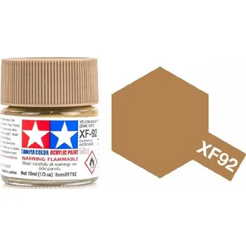 Modelářská barva Tamiya XF-92 Yellow-Brown DAK 1941 10ml