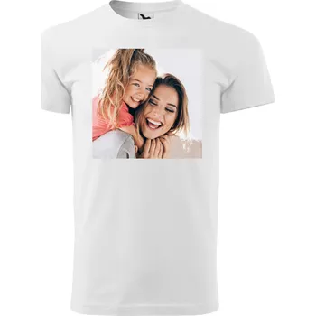 Pánské tričko Tričko - Pánské tričko s vlastní fotografií Barva: Bílá, Velikost: 2XL