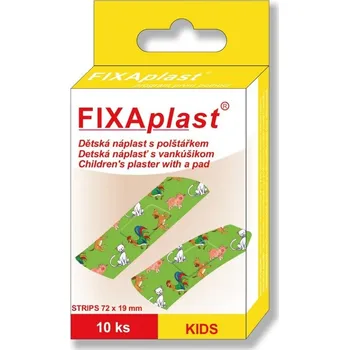 Náplast FIXAPLAST Dětská náplast s polštářkem 10 kusů