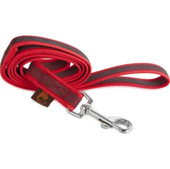 Vodítko pro psa Firedog Pogumované vodítko 20 mm 5 m s ručkou Barva: Červená